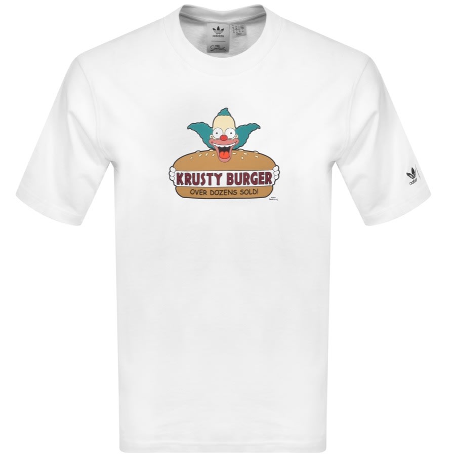 Alternative Image for Productadidas Originals X The Simpsons Logo T Shirt White1